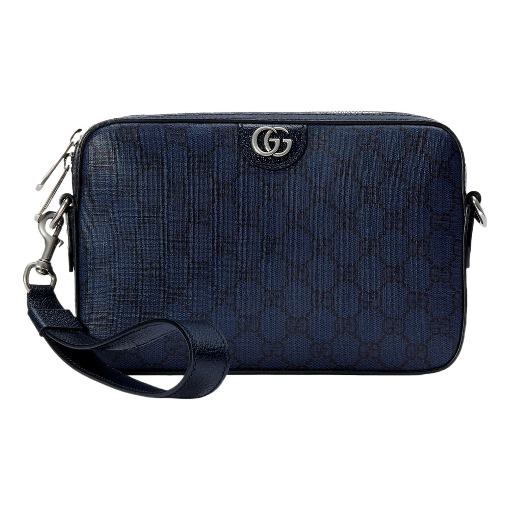 Gucci GG Supreme Canvas Ophidia Small Crossbody Bag in Navy